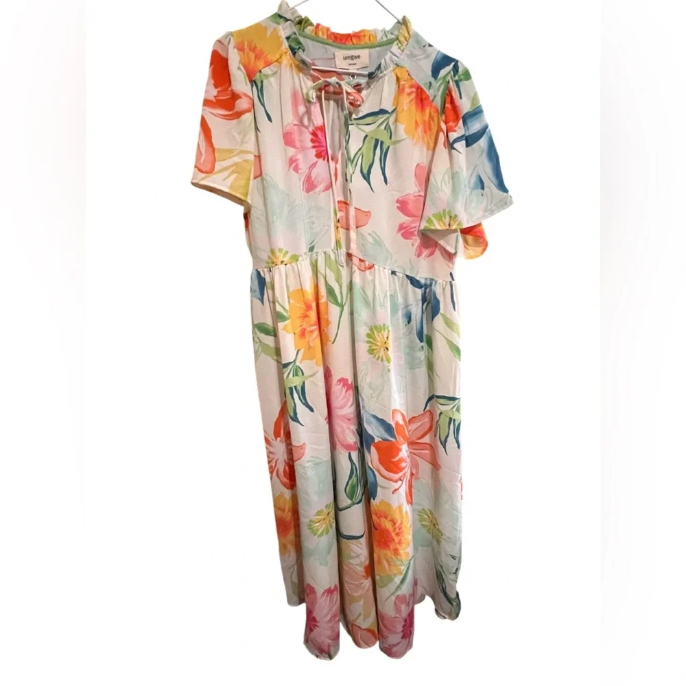 𝐔𝐦𝐠𝐞𝐞 - Floral-Printed Maxi Dress, NWT - Picture 2 of 5